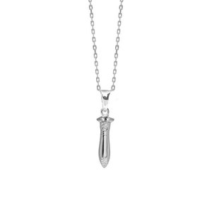 Pendentif symbole de l'Egypte ancienne en argent sterling 925. Symboles emblématiques de l'Egypte ancienne. Chaîne incluse. Papiro Uadj. Amulette hiéroglyphique.
