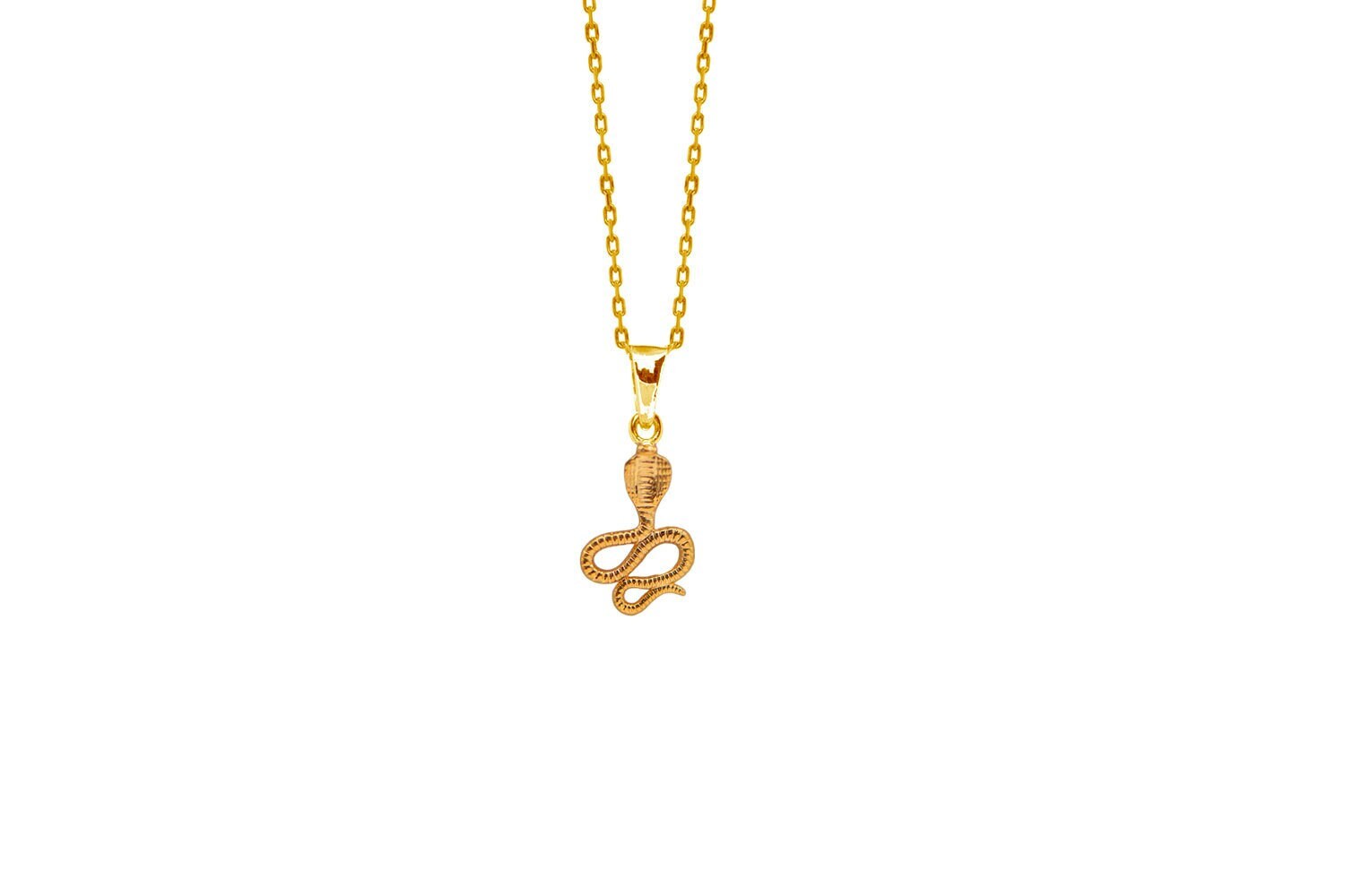 Pendentif Cobra Royal Bicolore 55 Mm - Acier Brossé Et Rhodié - Dolly-Bijoux - Bijouterie Unisexe - Neuf Avec étiquettes