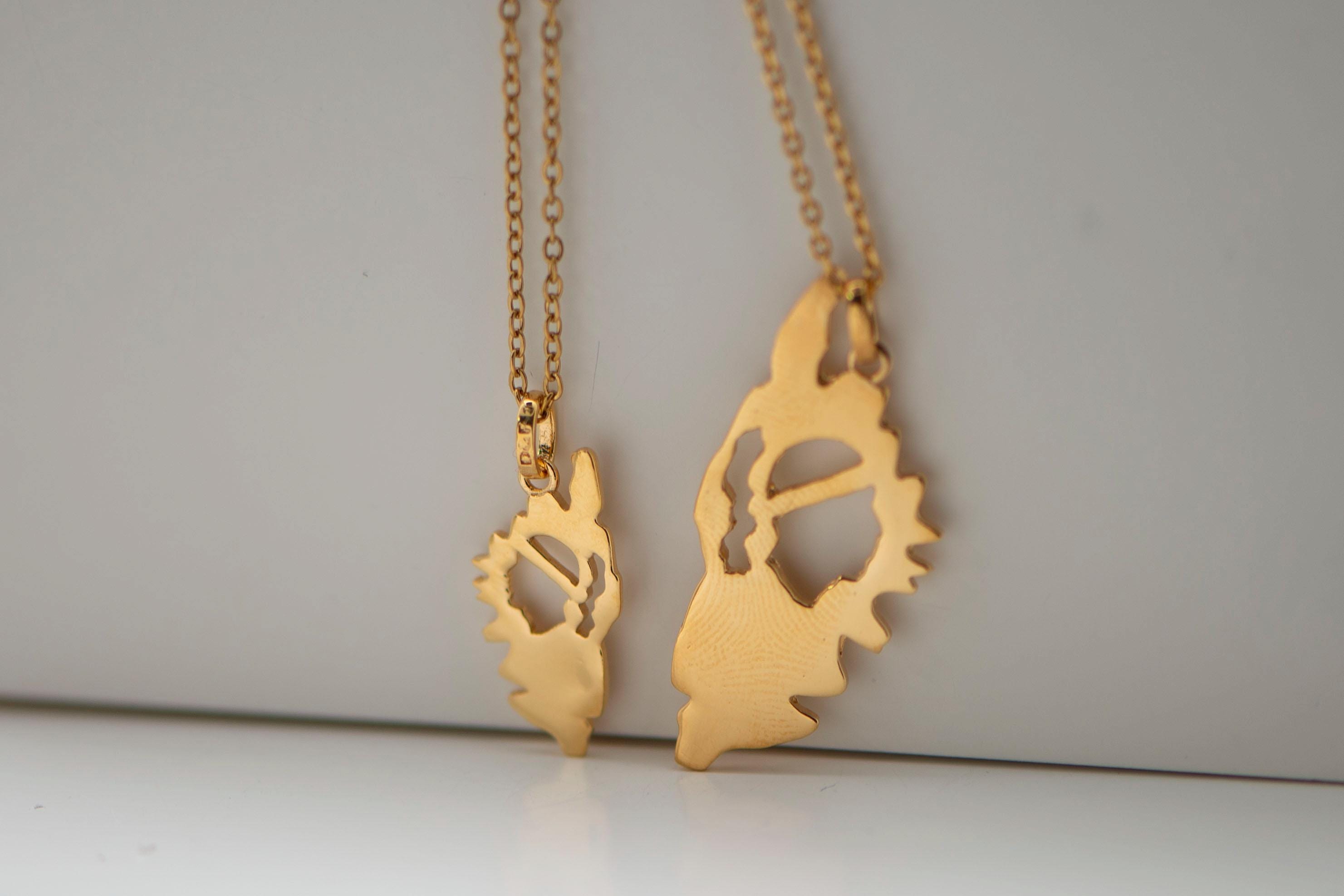 TALISMAN JEWELLERY Ciondolo placcato oro 3 micron 18k - Isola