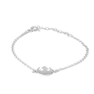 Star Wars Silber Armband, Rebellenallianz Armband, Modernes Symbol Geschenk, Star Wars Rebel Schmuck, Silber Sterling Stelar Rebellion