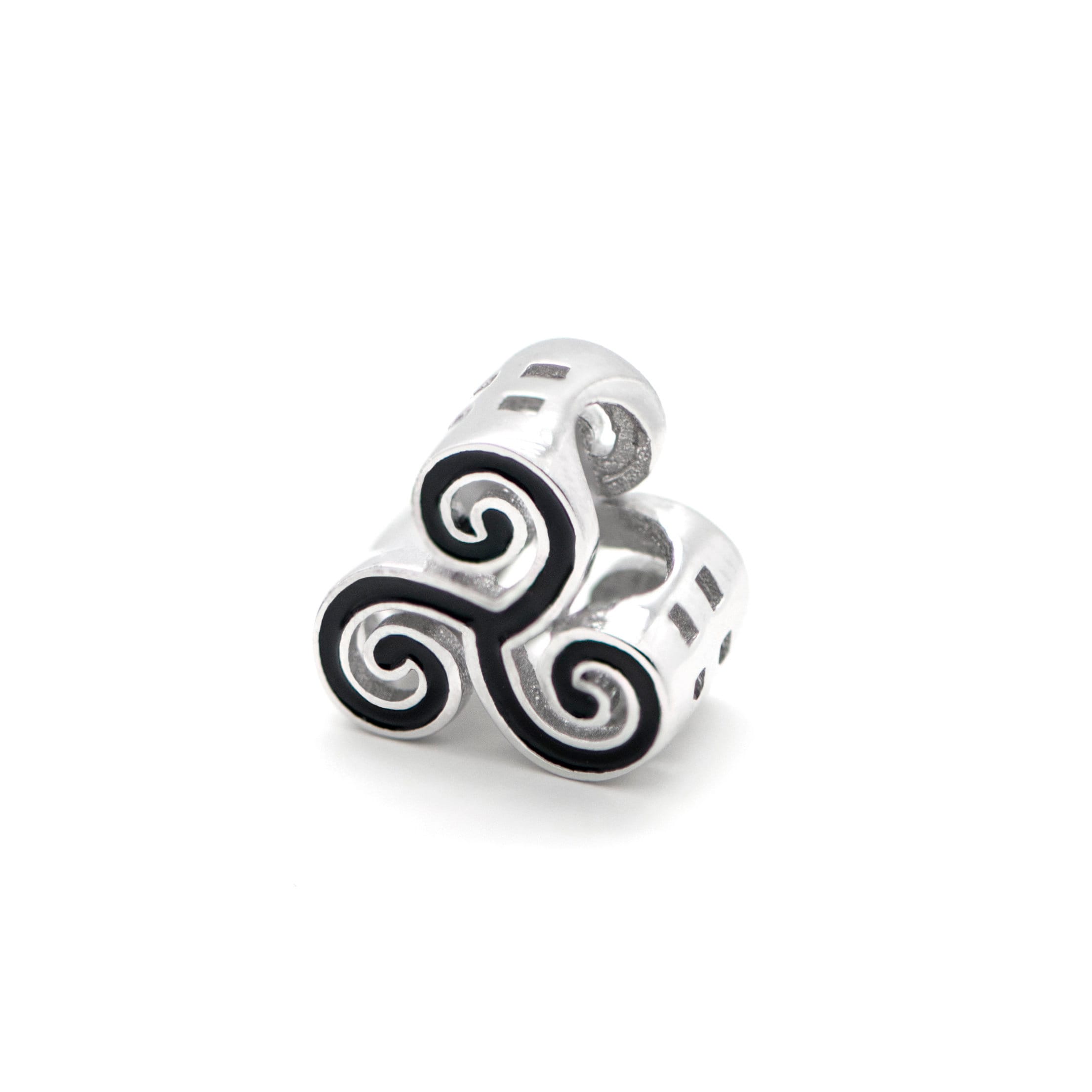 Trisquel enameled Triskele Charm celtic Symbol fits Amore baci or Pandora Bracelet Charms anniversary Gift silver Gift unisex K 811 Etsy