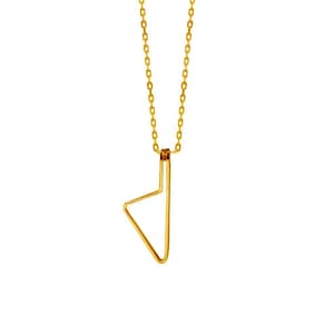 18k Gold Plated Corsica Island pendant, silhouette of Corsica, Corse island. Handmade. Mediterranean soul necklace. Corse