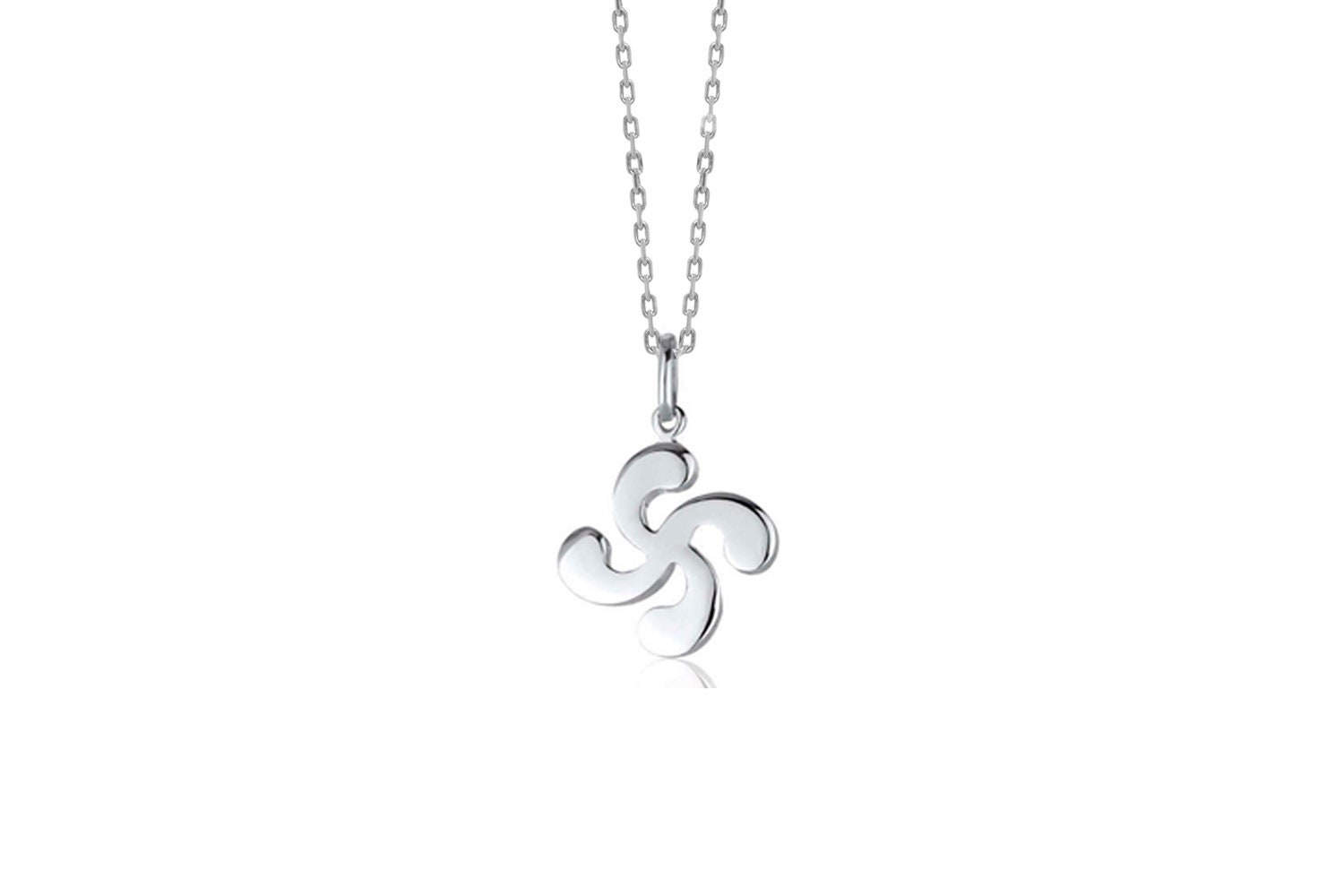 Collier Argent OMEGA 15/Médaille GRAFFITI SUERTE