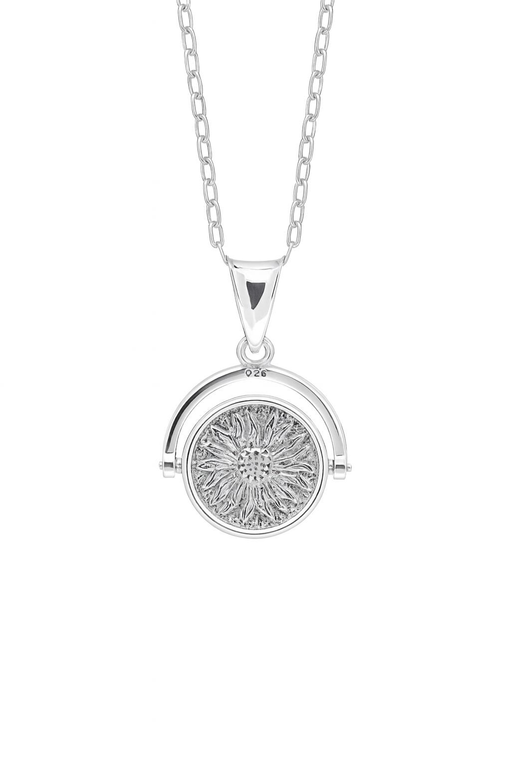 Ciondolo a croce Lauburu in argento sterling 925, fatto a mano. La