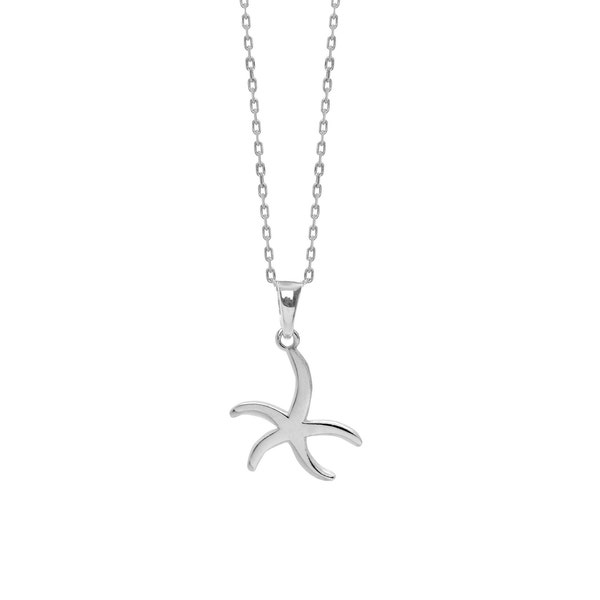 Pendantif étoile de mer argent, bijoux argent, Collier argent, bijoux animaux, Collection Aquarium, Bijoux Nautique