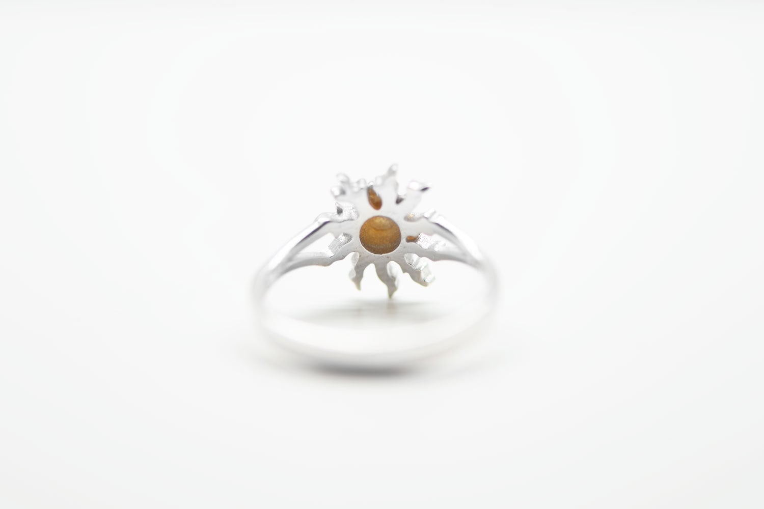 Silver Basque Eguzkilore Basque Flower Ring in Sterling Silver 925 and 18k Gold ...