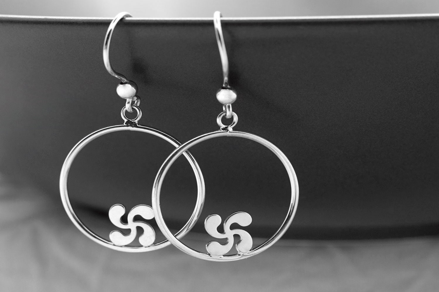 TALISMAN JEWELLERY Pendientes De Plata 925 Con Cierre Tuerca