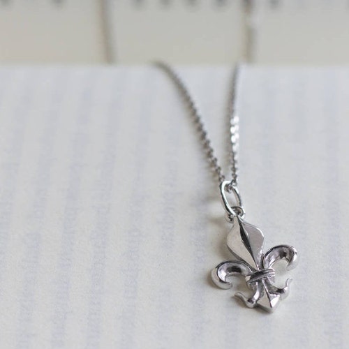 Fleur De Lys Pendant Tiny Fleur De Lys 