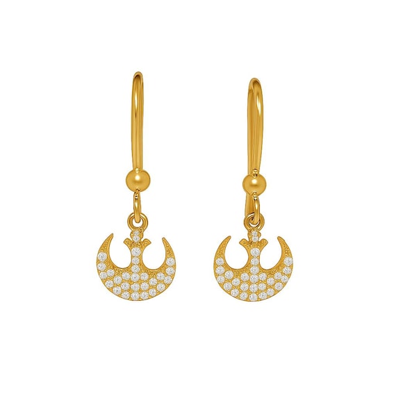 Orecchini placcati oro 3 micron 18k con chiusura a gancio