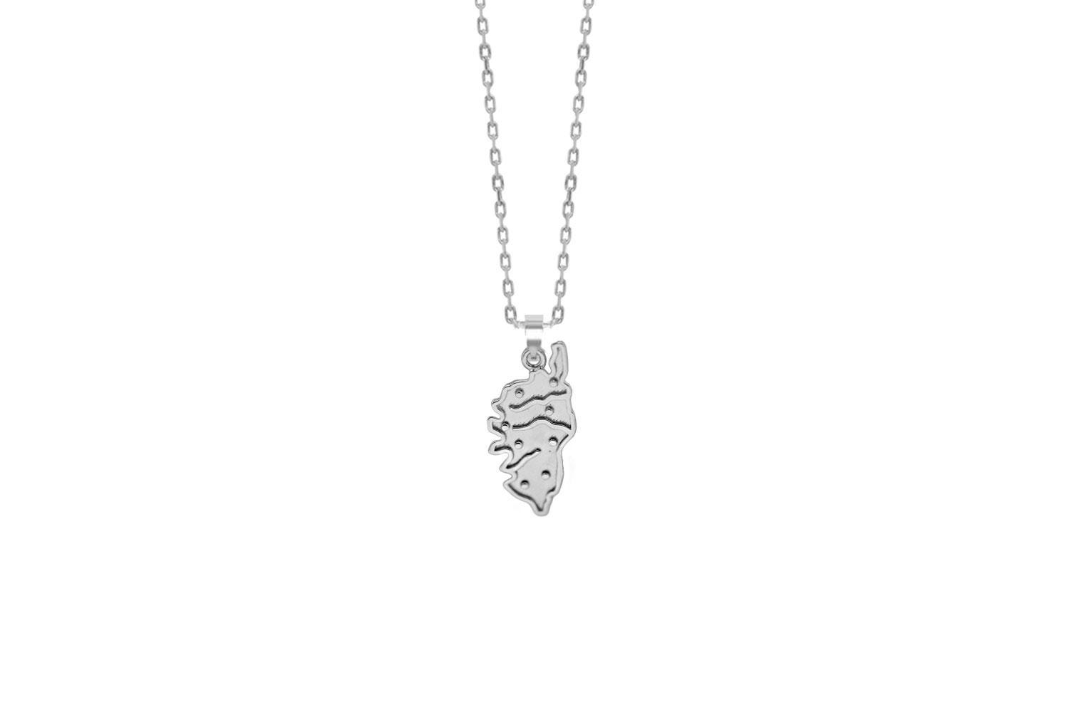 Miniblings Collana Con Gabbiano Fatta A Mano – Ciondolo Uccello 30mm, Catena Argento 45cm, Idea Regalo Estate E Vacanze