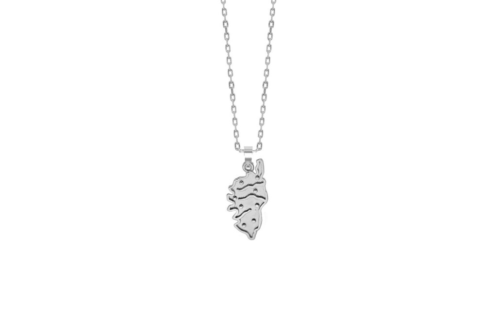 Miniblings Collana Con Gabbiano Fatta A Mano – Ciondolo Uccello 30mm, Catena Argento 45cm, Idea Regalo Estate E Vacanze