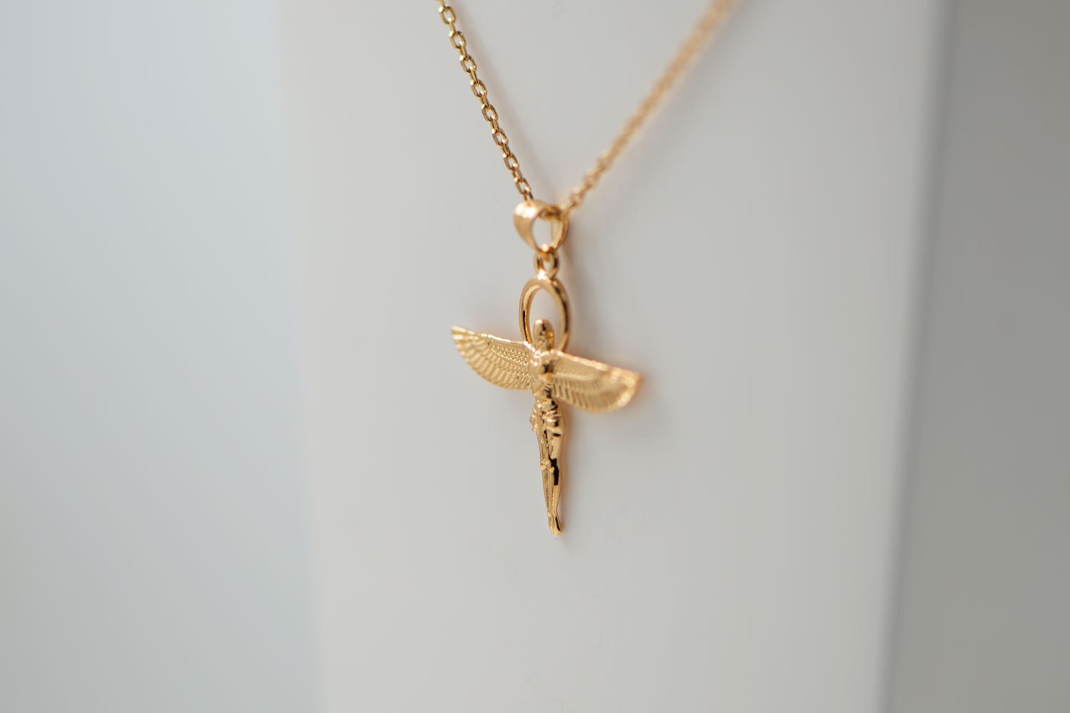 Ciondolo Egizio Maat Con Collana Catena 24 - Gioiello Nuovo Con Etichette - XSP475 Crescendo SJ