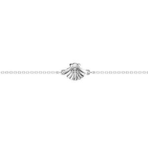 Camino de Santiago Bracelet in sterling silver 925 with adjustable chain. Way of St. James culture bracelet. Celtic Jewellery. 19 cm.