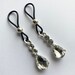 Non piercing clit clip, clear crystal clit clip, intimate jewelry, body jewelry,sexy dangle, non pierced clit clip matching nipple dangles