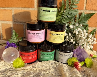 CLAY FACE MASKS: Herbal Blends for All Skin Types