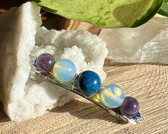 Magic & Wonder: 2.25" Barrette Hair Clip for Enhanced Intuition and Spirituality