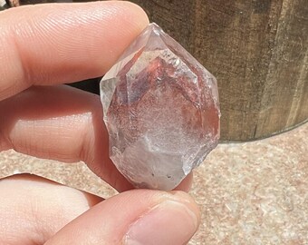 Red Hematite Phantom Quartz for Addiction and Will Power