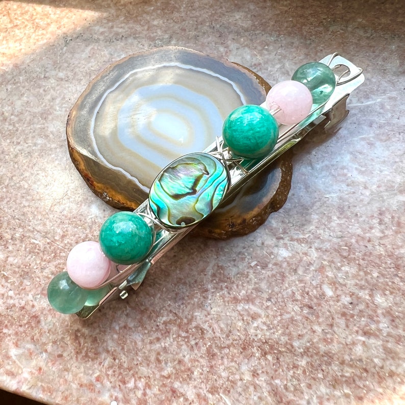 Mermaid Magic: 3 Barrette Hair Clip for Heart Healing image 1