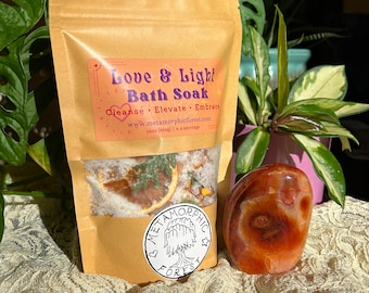 LOVE + LIGHT Ritual Bath Soak for Warmth, Grounding, & Cleansing