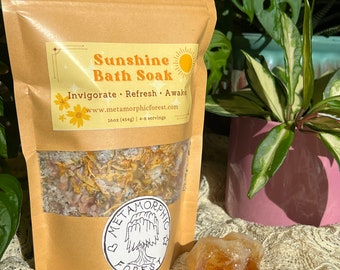 SUNSHINE BATH SOAK for Clearing Your Mind & Invigorating Your Body