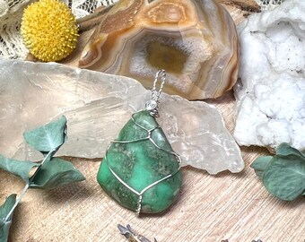 Variscite Necklace for Heart Healing & Emotional Balance