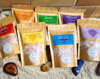 CHAKRA BATH SALTS for Deep Chakra Clearing & Alignment