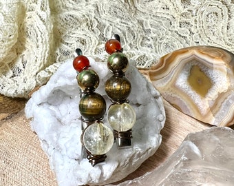 Inner Fire: 1.75" Alligator Hair Clip Set for Attracting Your Desires