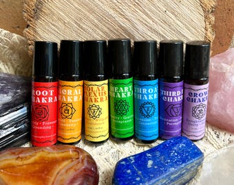 CHAKRA OIL ROLLERS ~ Chakra Clearing & Alignment