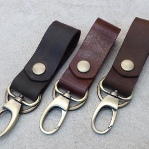 Leder Schlüsselanhänger FOB Gürtelschlaufe Schlüsselband