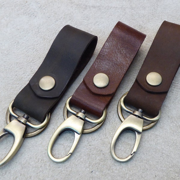 Portachiavi in pelle FOB Belt Loop Key Lanyard