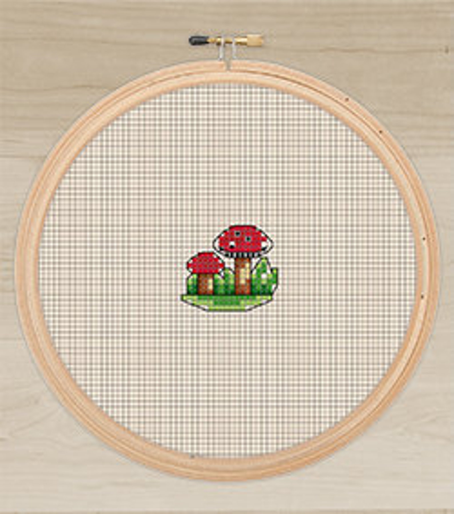 Mushroom Instant download Cross-Stitch PDF mushroom cross | Etsy