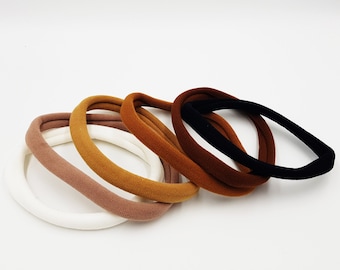 X-Large Earth Tones Stretchy Dreadlock Hair Bands