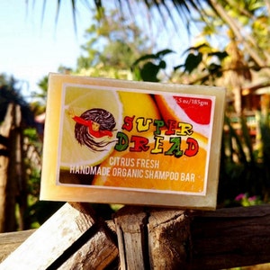 Shampoo solido per dreadlock Super Dread agli agrumi da 200 g/7 oz