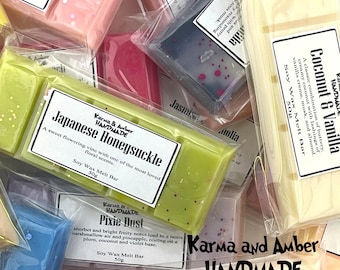 Snap Bar Soy Wax Melts Fragranced, many Scents available. FREE POSTAGE