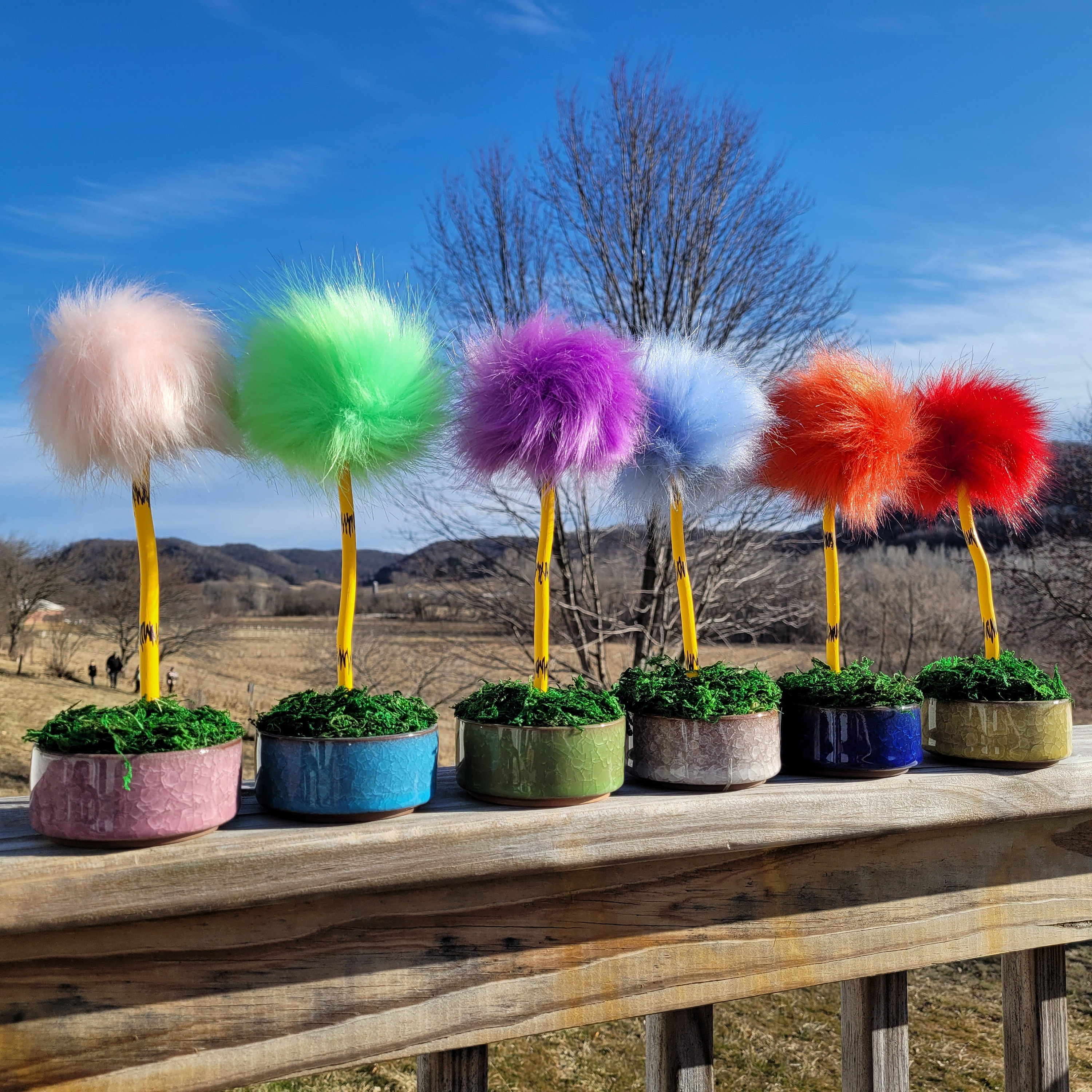 Fancy Pot Truffulala Tree - Inspired by Dr. Seuss' - the Lorax - Etsy