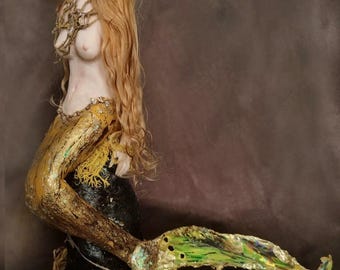 Green/Gold Mermaid