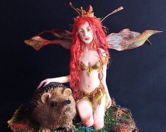 fairy and hedgehog