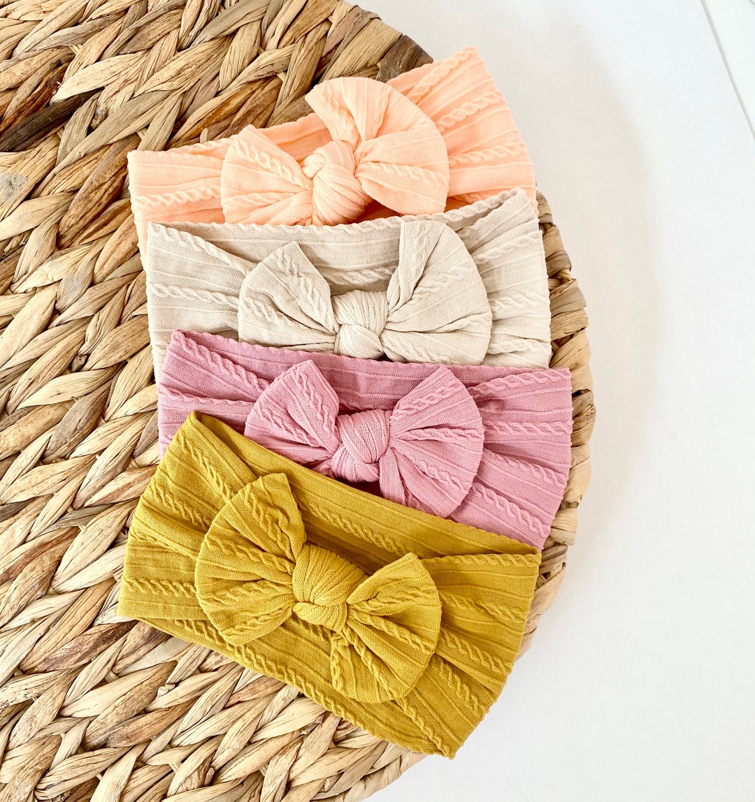 Baby girl big bow headbands, big baby bow headband, girls bow headband
