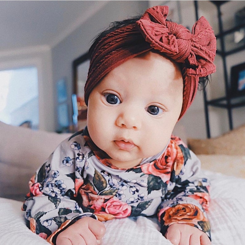 22 COLORS Baby headwrap headwraps baby head wraps bow Etsy
