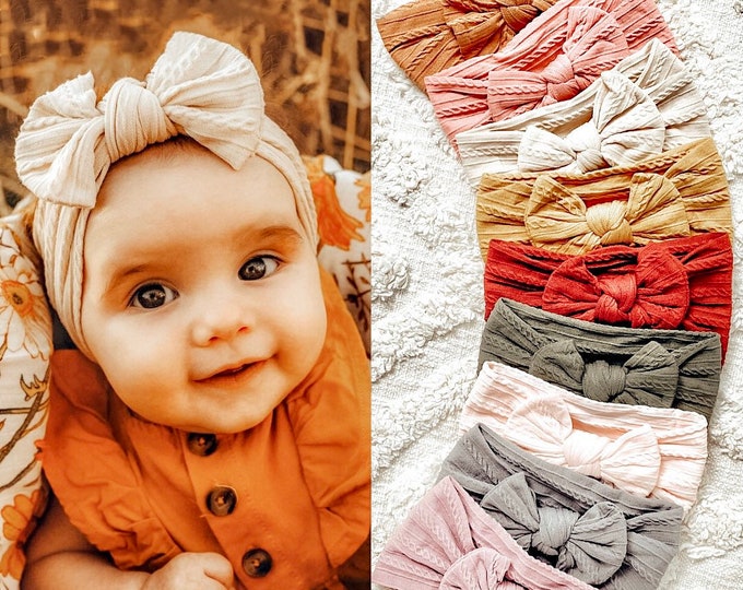 Baby Headband Baby Knot Headband Baby Headband Set Infant Etsy