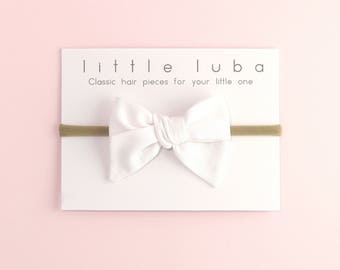Bow headbands, baby bows, Headband, newborn headband, infant headband, baby hair bows, baby bow, girls bow headband, baby . WHITE Sailor bow