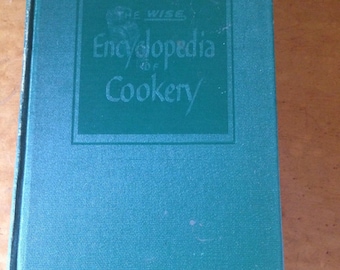 Vintage 1951 Encyclopedia Cookbook
