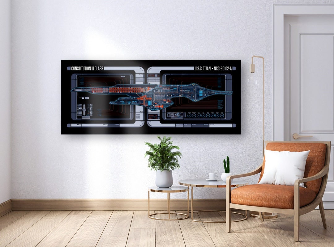 Star Trek USS Titan NCC-80102-A Large Panel Print