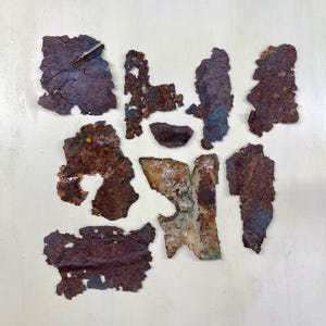 Fundstücke-Vintage industrielle rostige Metallstücke für Mixed Media, Montage, Steampunk und Collage.