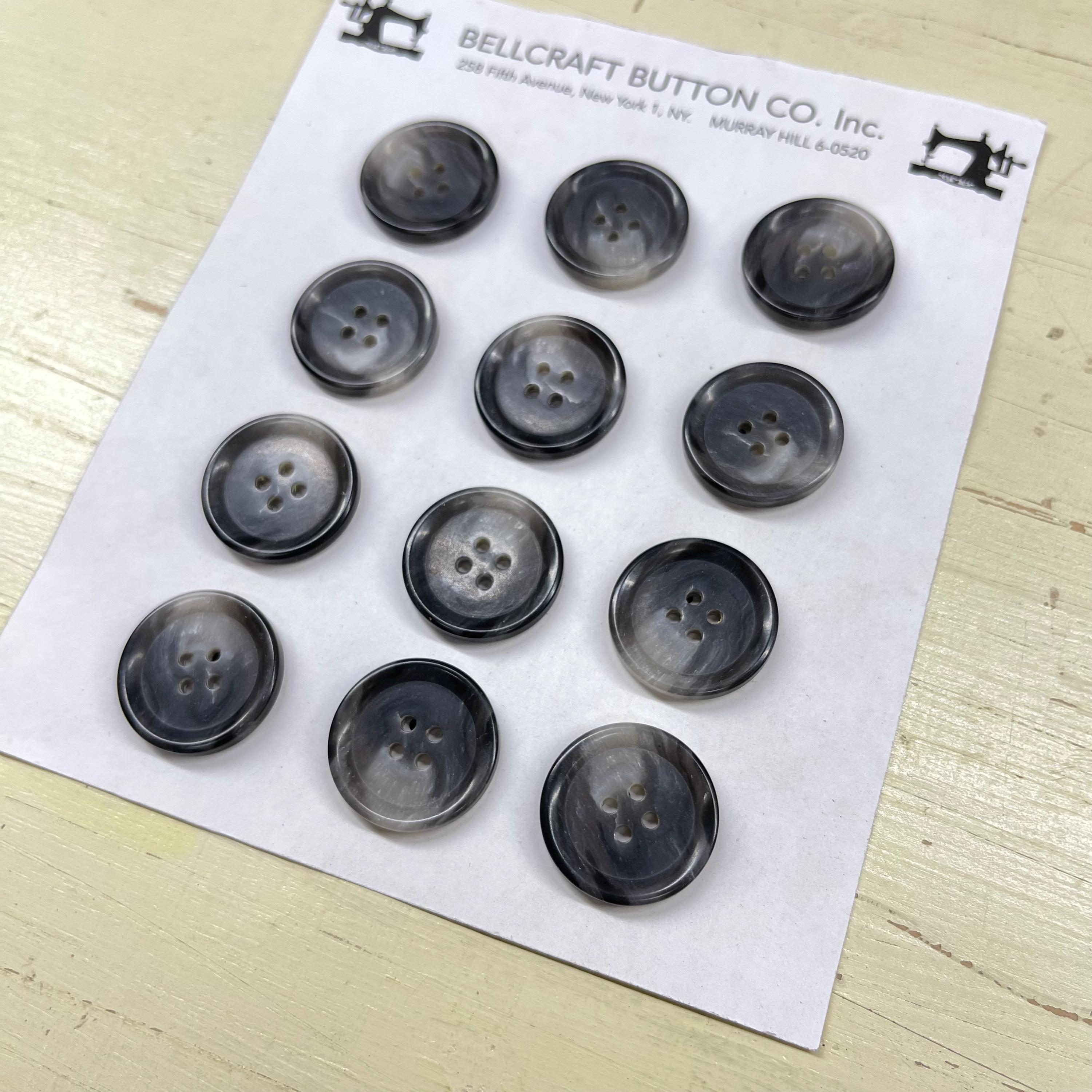Buttons-vintage Faux Horn 4 Hole Buttons - Etsy