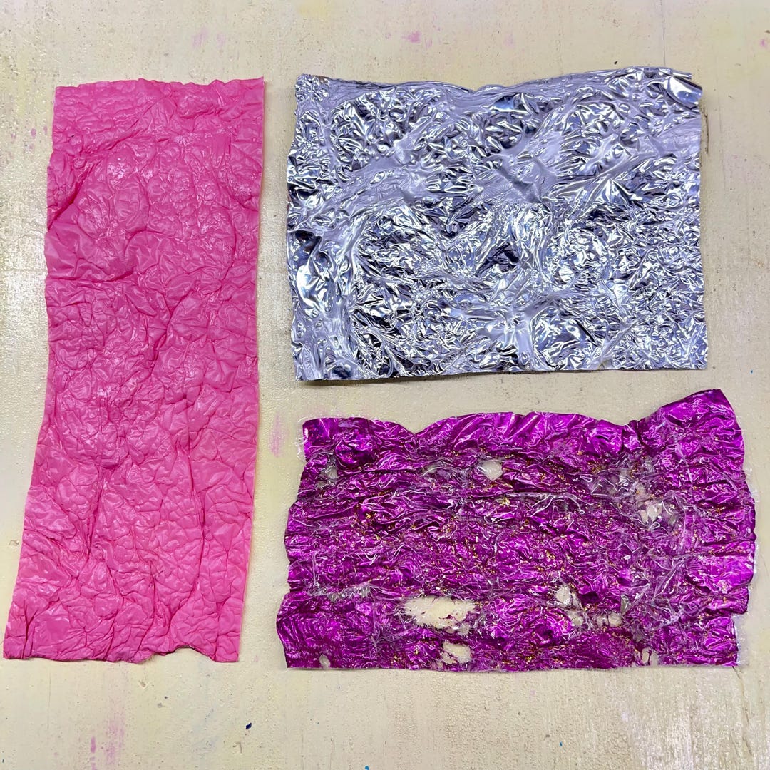 Textured Inlay Textured Inlay Sampler-handmade, Multicolored Inlay Film for Resin ...