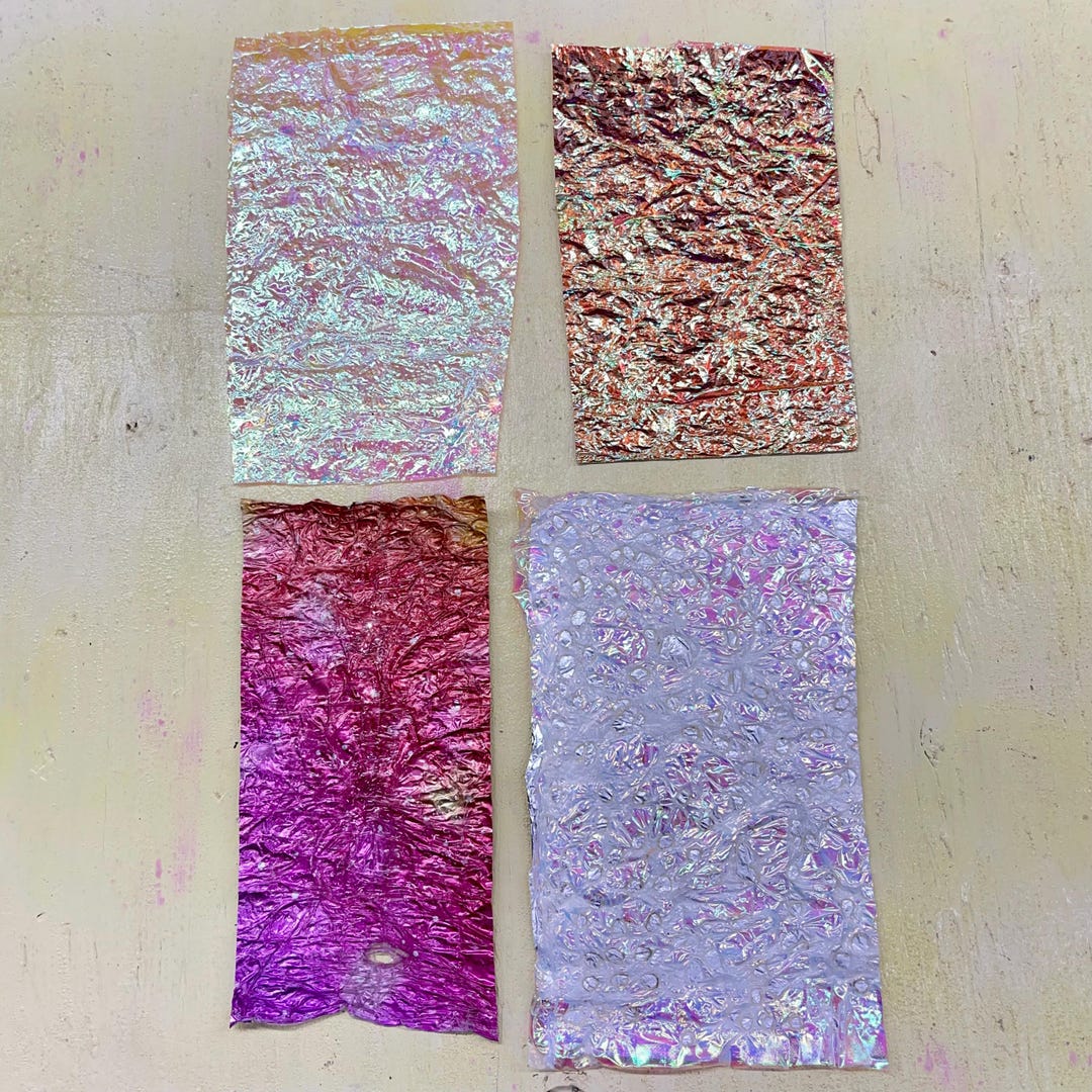 Textured Inlay Sampler-handmade, Multicolored Inlay Film for Resin ...