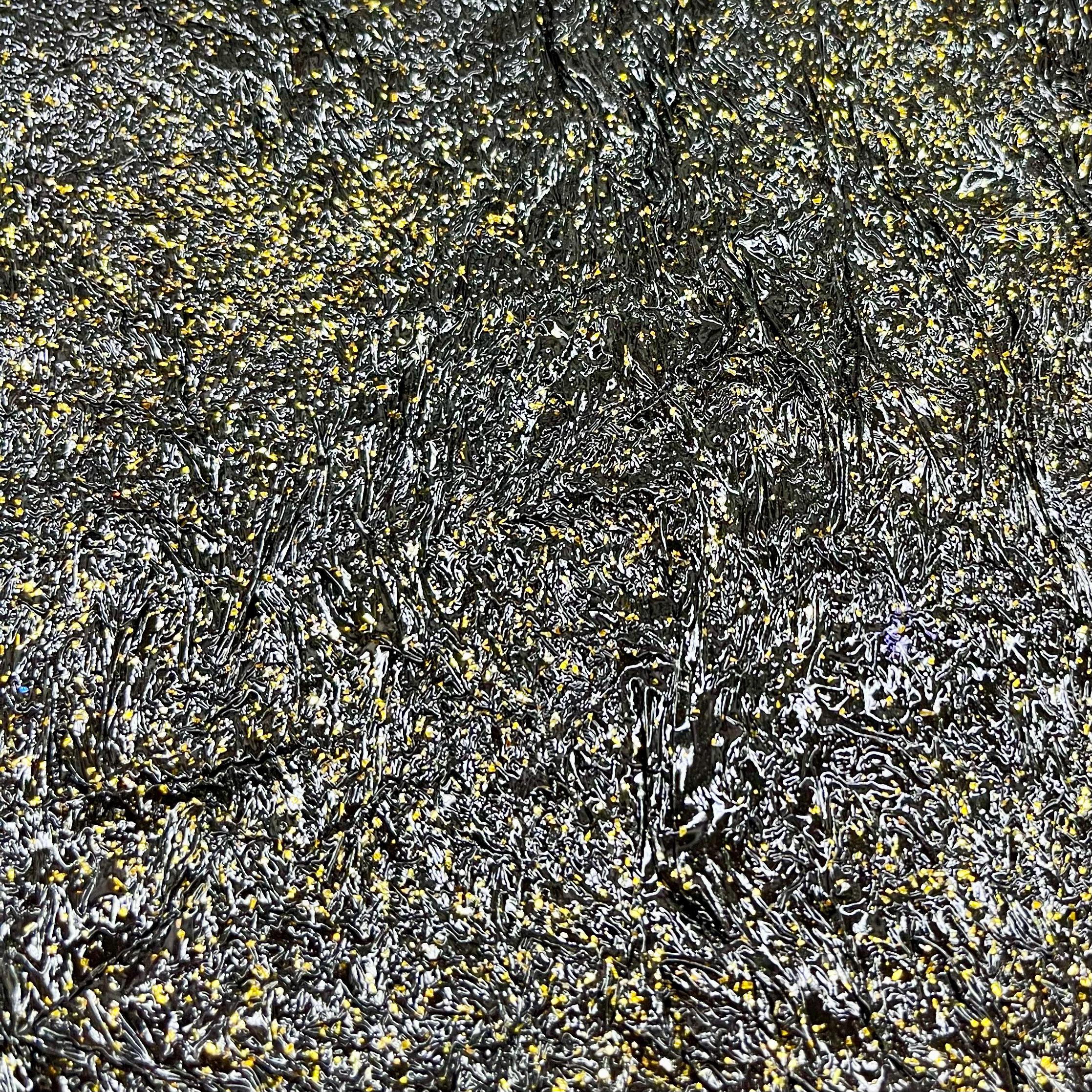 Textured Inlay-handmade, Black and Gold Inlay Film for Resin Jewelry ...