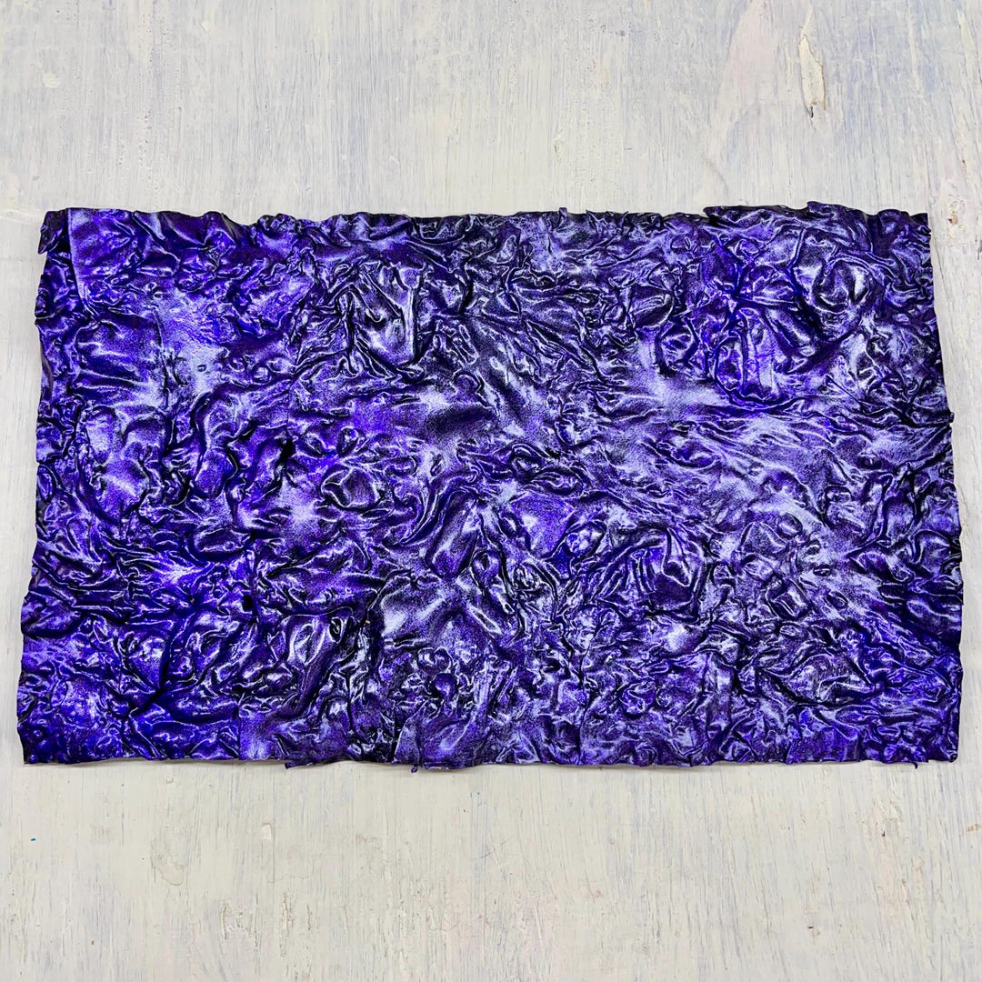 Textured Inlay Textured Inlay-handmade, Metallic Purple Inlay Film for Resin Jewelry ...