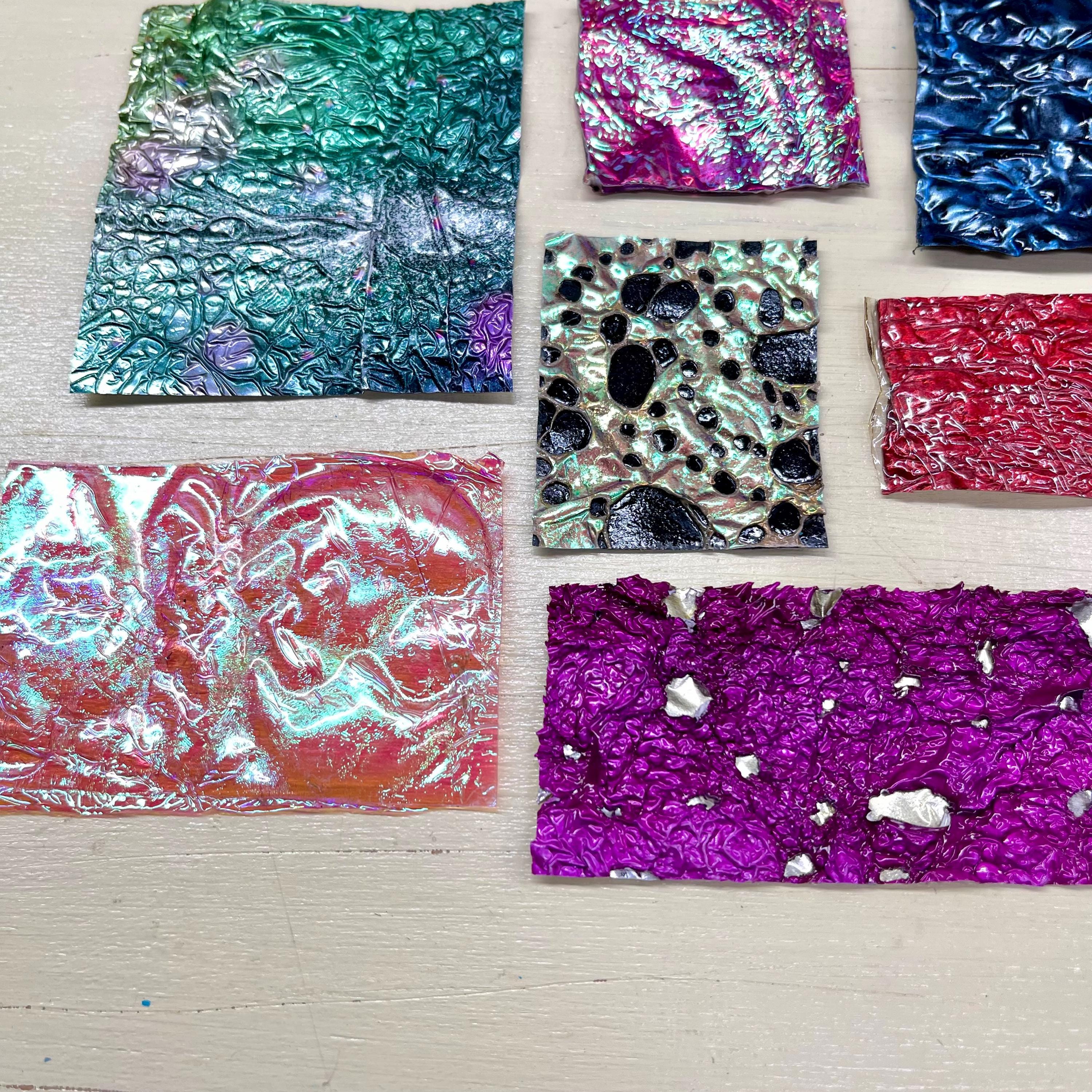 Textured Inlay Sampler-handmade, Multicolored Inlay Film for Resin ...